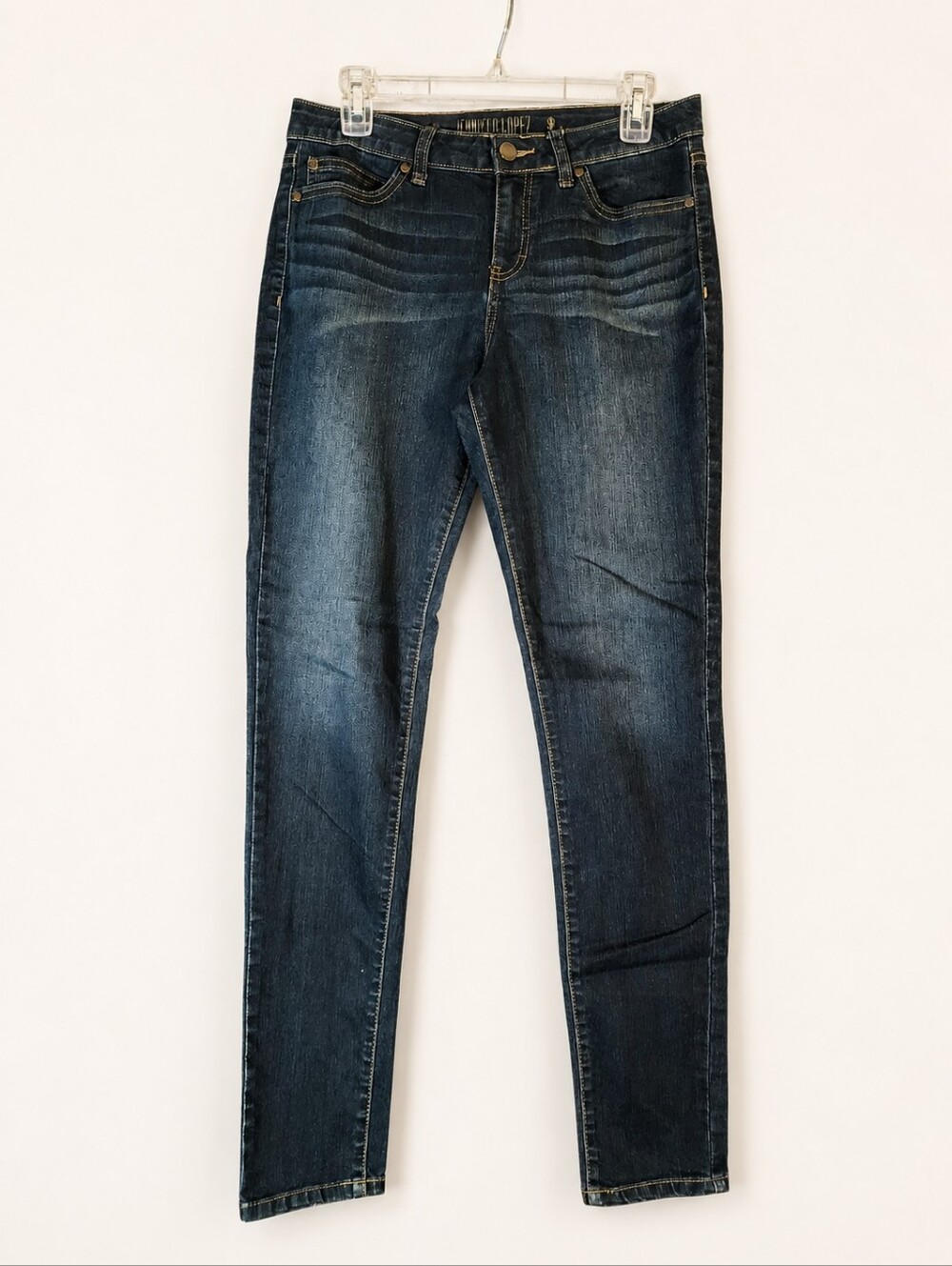 Jennifer Lopez Dark Wash Skinny Jeans Size 8 Stretch Denim